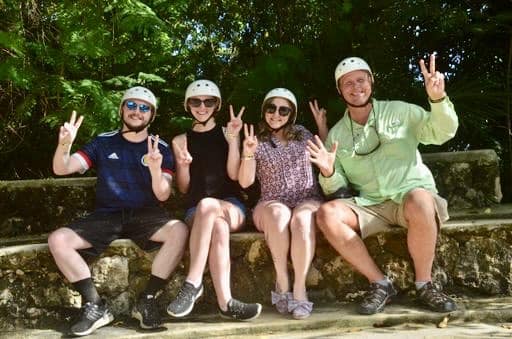 Kathy and family on a vacation adventure